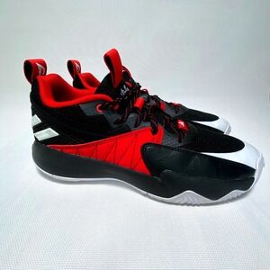 Adidas DAME Damian Lillard Men's Size 11 Basketball Shoes Black Red Sneakers